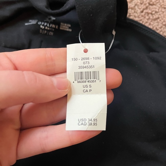 NWT Aerie black sports bra, Women’s small - Picture 4 of 5